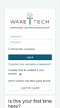Mobile Screenshot of moodle.waketech.edu