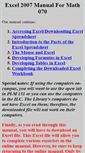 Mobile Screenshot of 2007mat070manual.waketech.edu