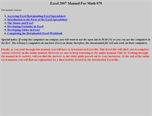 Tablet Screenshot of 2007mat070manual.waketech.edu